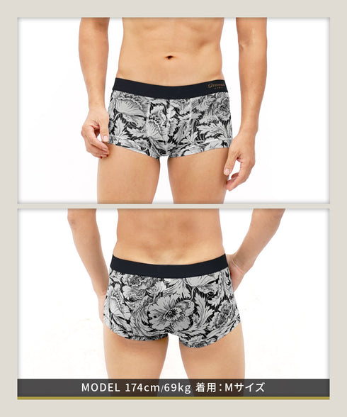 グレイブボールト Gravevault FLOWER メンズ ローライズ ボクサーパンツ 別注カラー 【メール便】 cts